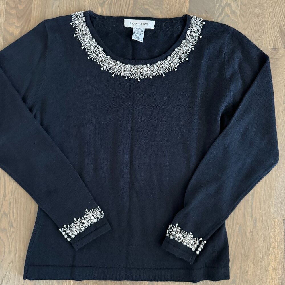 Vintage Evan-Picone womens Wool/Acrylic blend Womens Sweater Size M